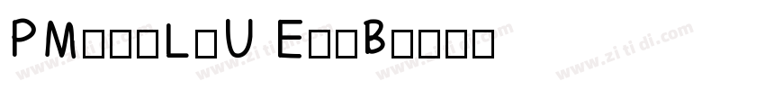 PMingLiU ExtB字体转换